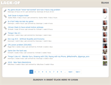 Tablet Screenshot of lack-of.org